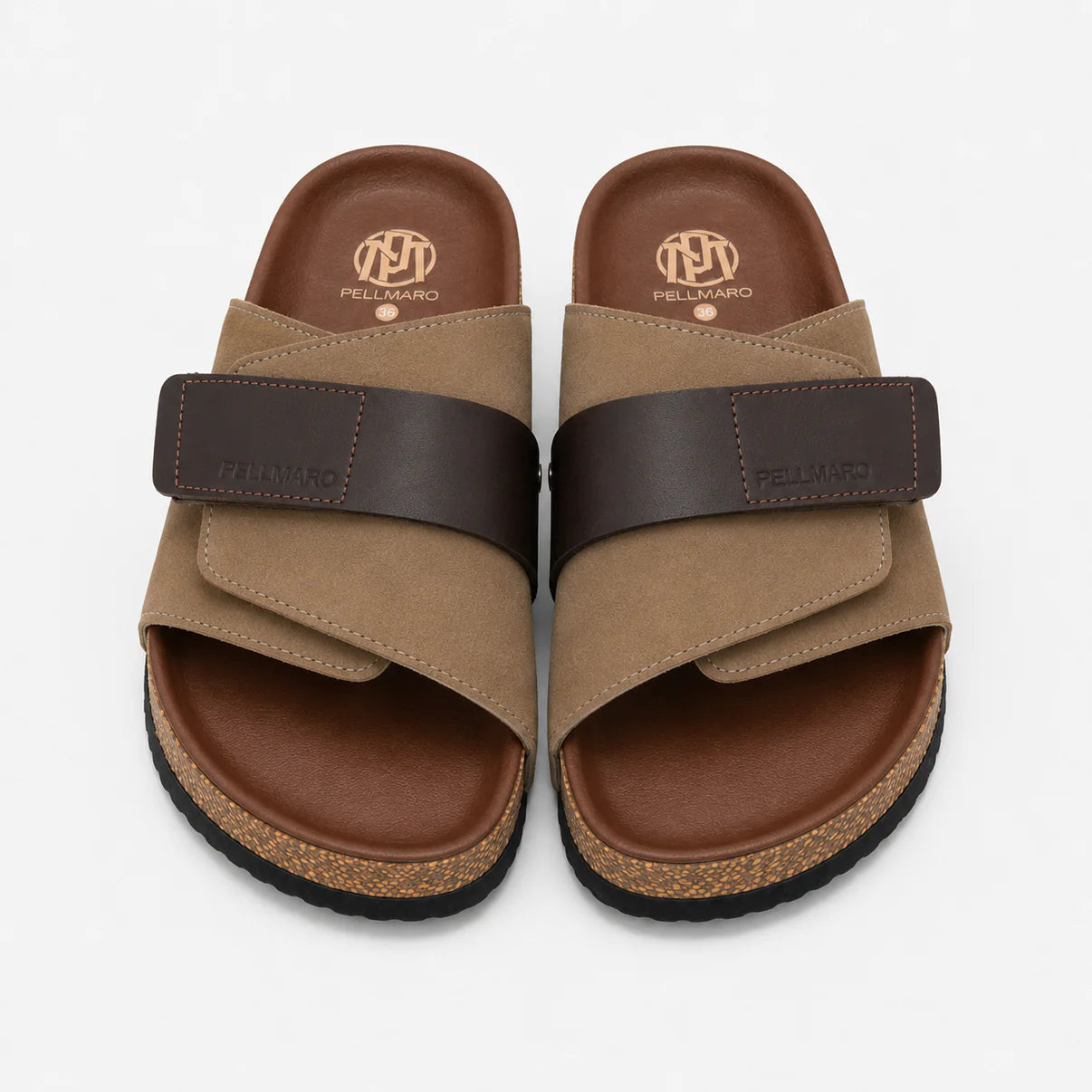 Sandales Atlas en Cuir & Daim