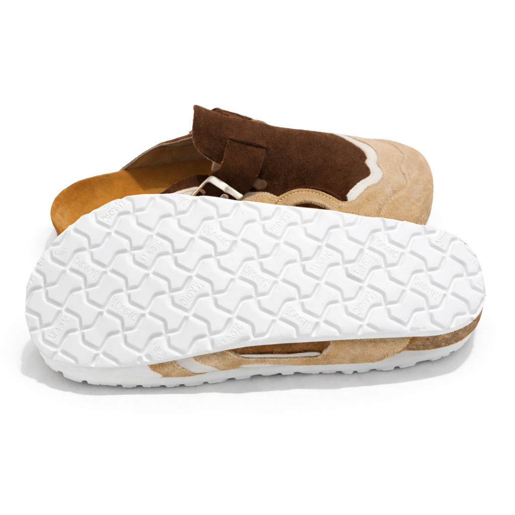 Pellmaro Sabot en suède Marron