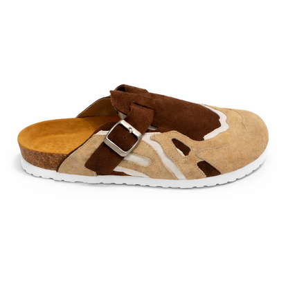 Pellmaro Sabot en suède Marron