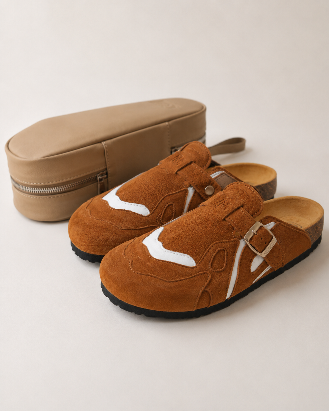 Sabots Premium Pellmaro Nomade — Camel