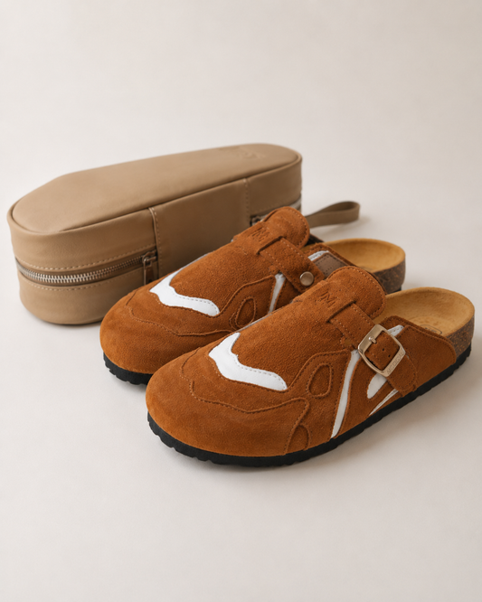 Sabots Premium Pellmaro Nomade — Camel