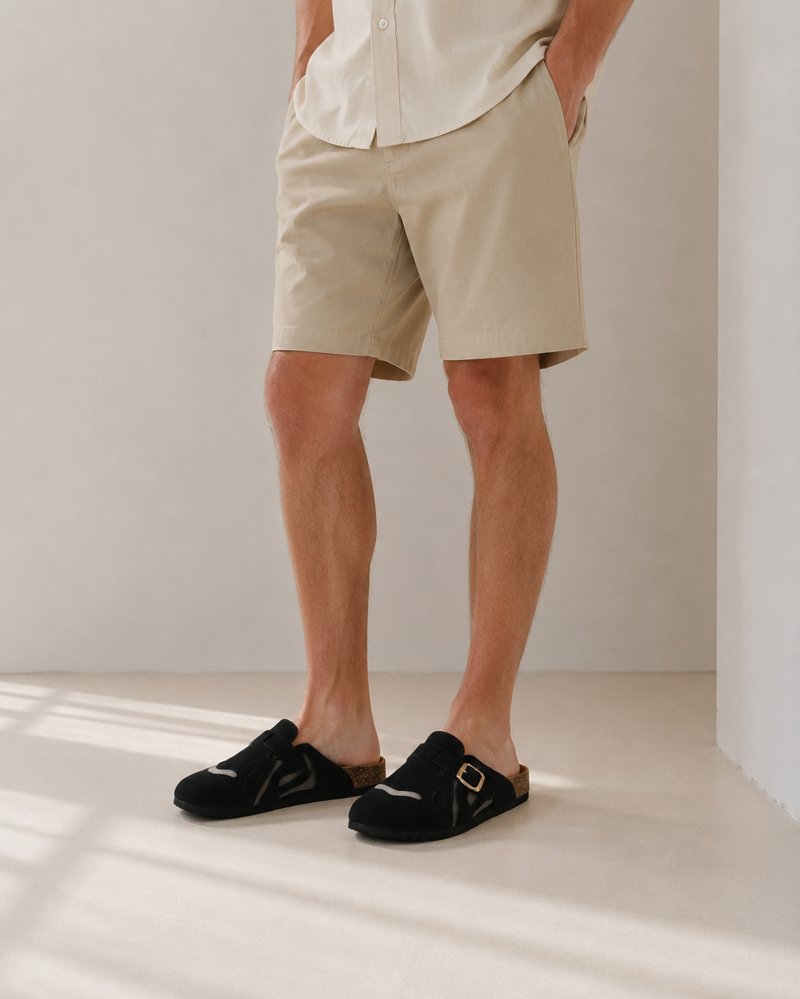 Sabots Premium Pellmaro Nomade -- Daim & Cuir