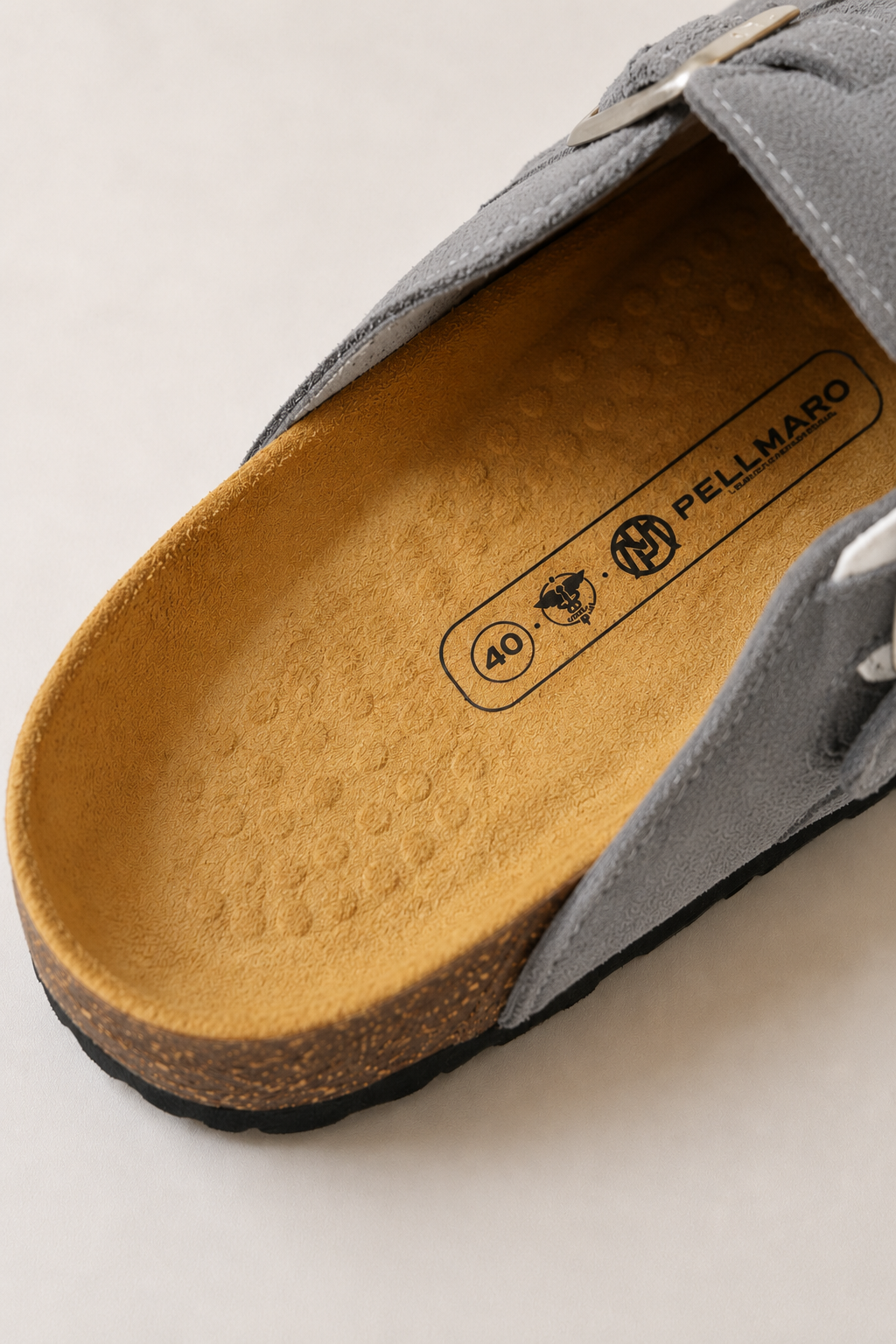 Sabots Premium Pellmaro Nomade — Gris Perle