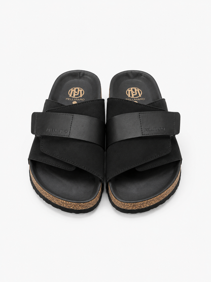 Pellmaro Sandale Daim Noir