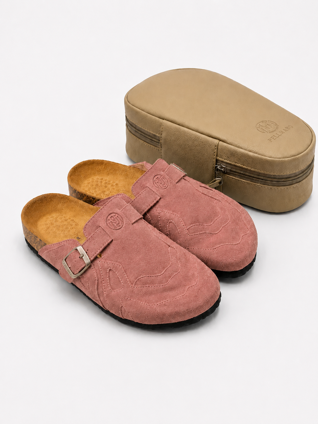 Pellmaro Sabots Daim Rose