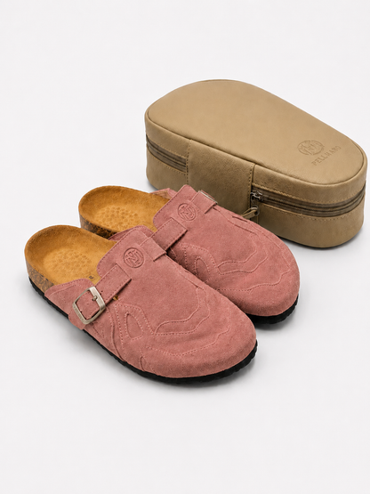Pellmaro Sabots Daim Rose