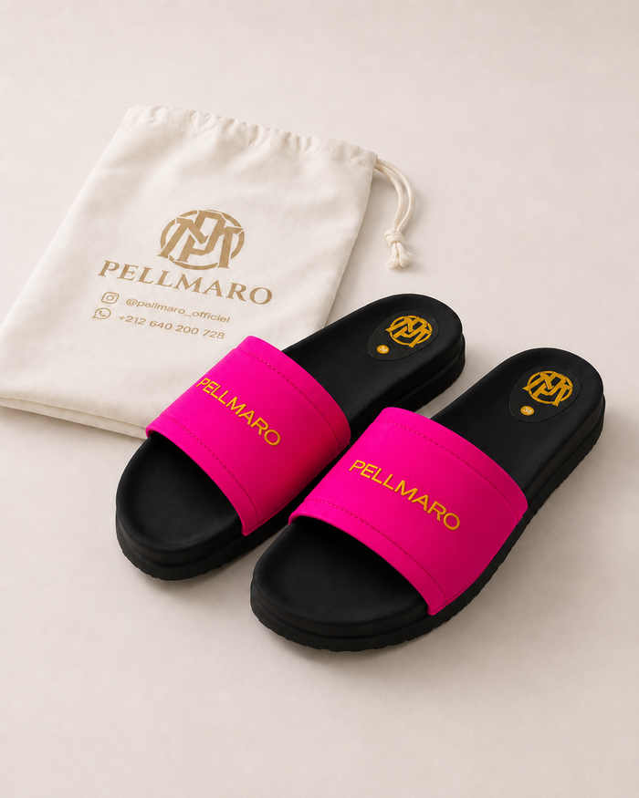 Sandales oisis  Femme en Tissu – Rose