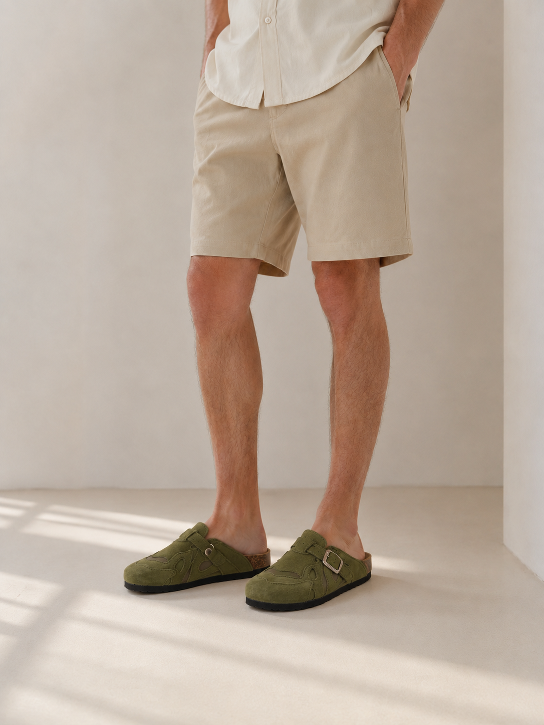 Sabots Premium Pellmaro Nomade -- Daim & Cuir