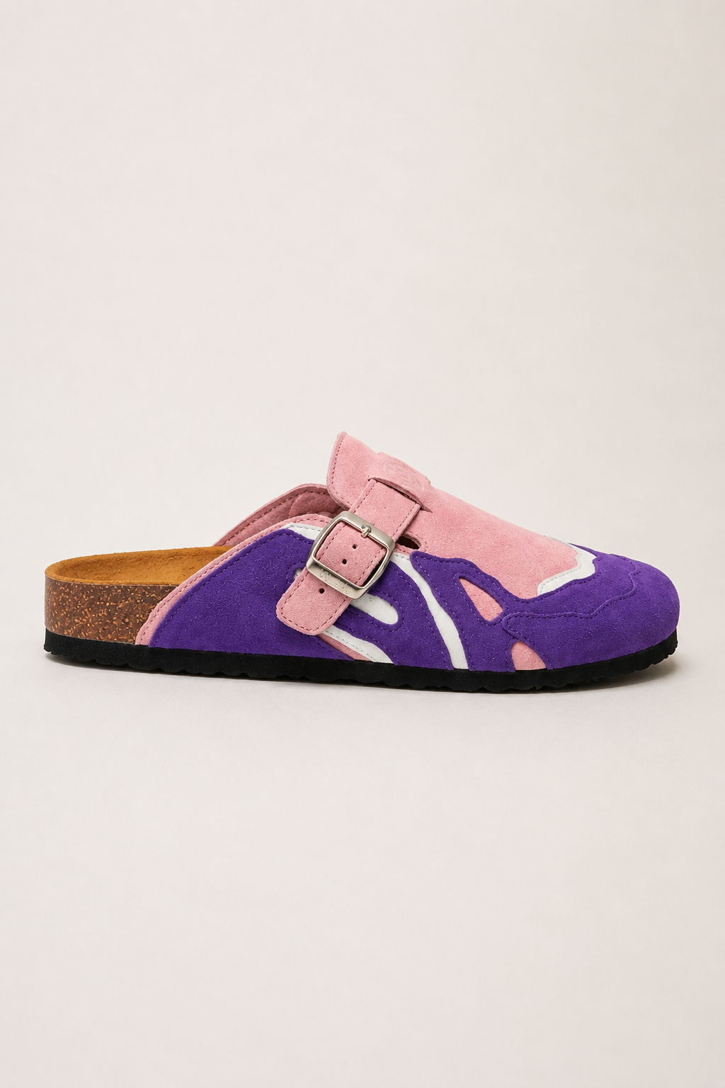 Sabots Premium Pellmaro Nomade — Rose bébé & Violet