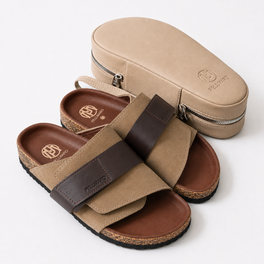 Pellmaro Sandale Daim Beige