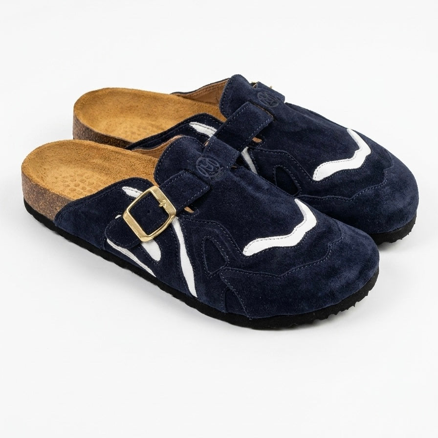 Pellmaro Sabots Daim Bleu Marine