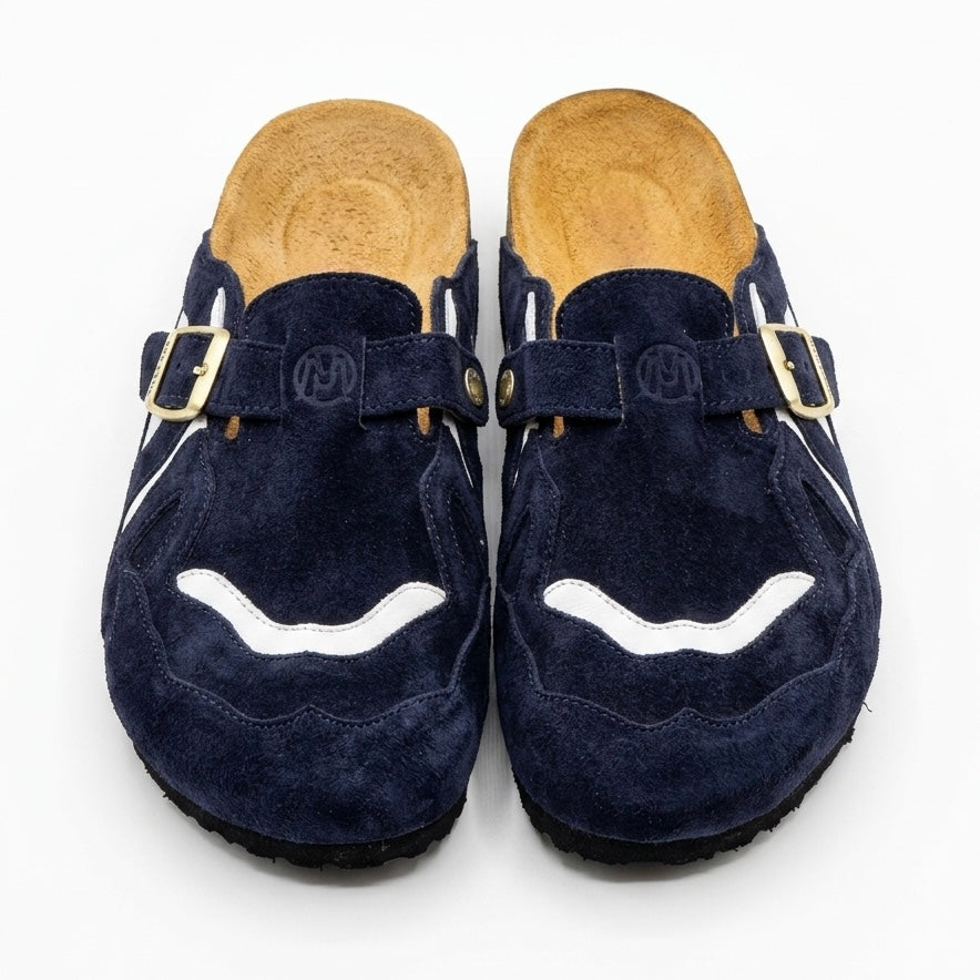 Pellmaro Sabots Daim Bleu Marine
