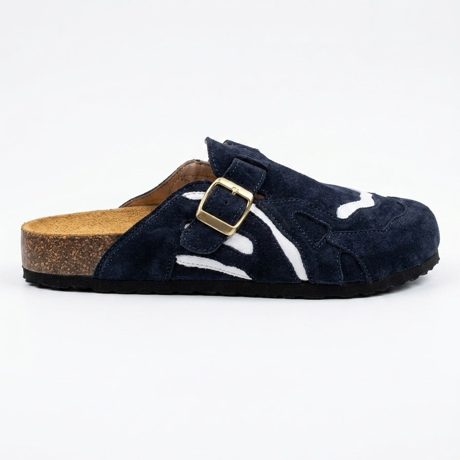 Pellmaro Sabots Daim Bleu Marine