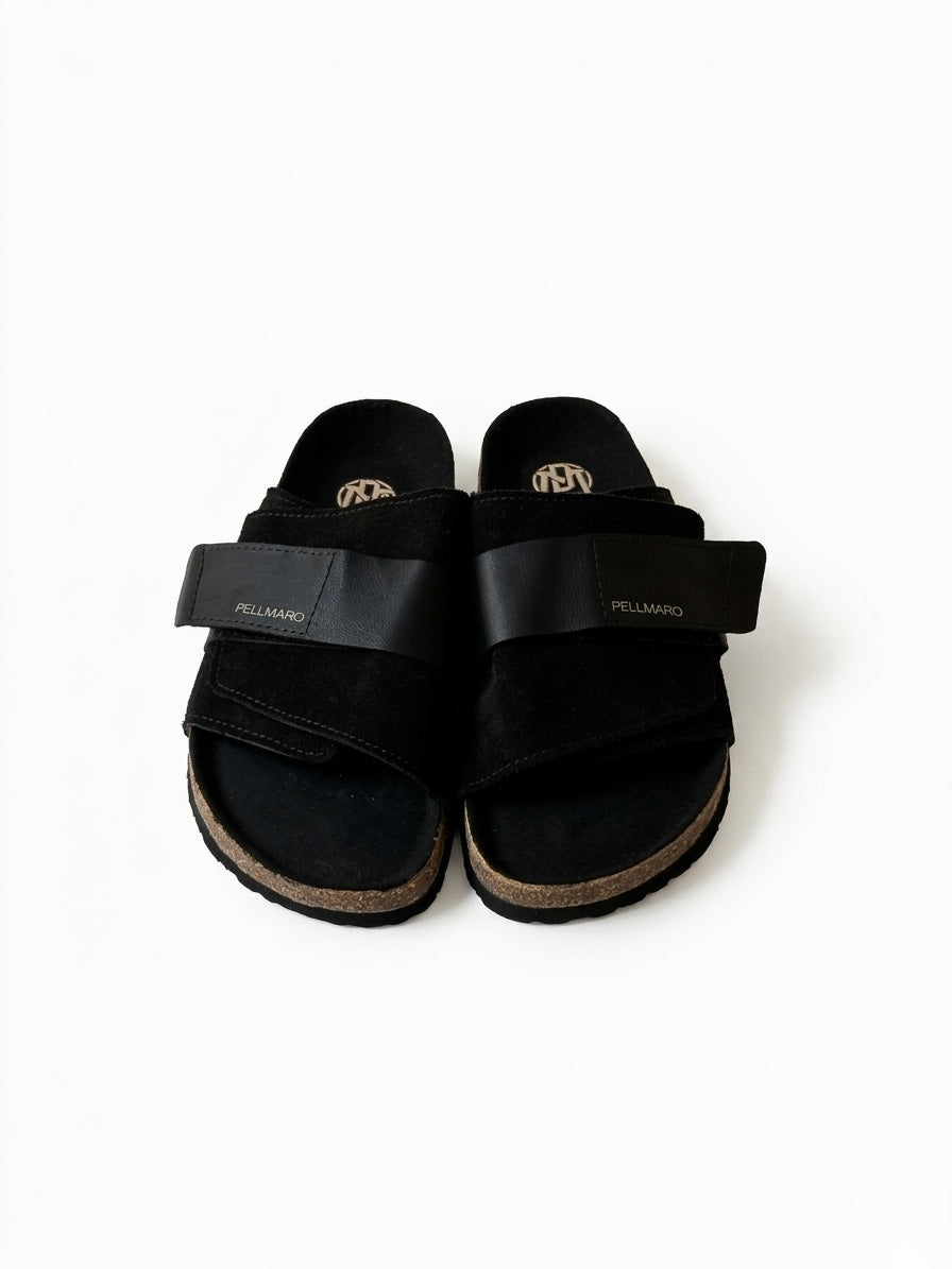 Pellmaro Sandale Daim Noir