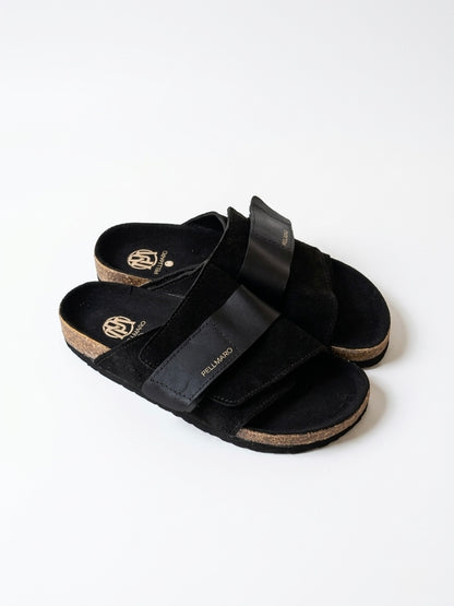 Pellmaro Sandale Daim Noir