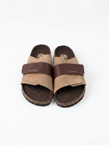 Pellmaro Sandale Daim Beige