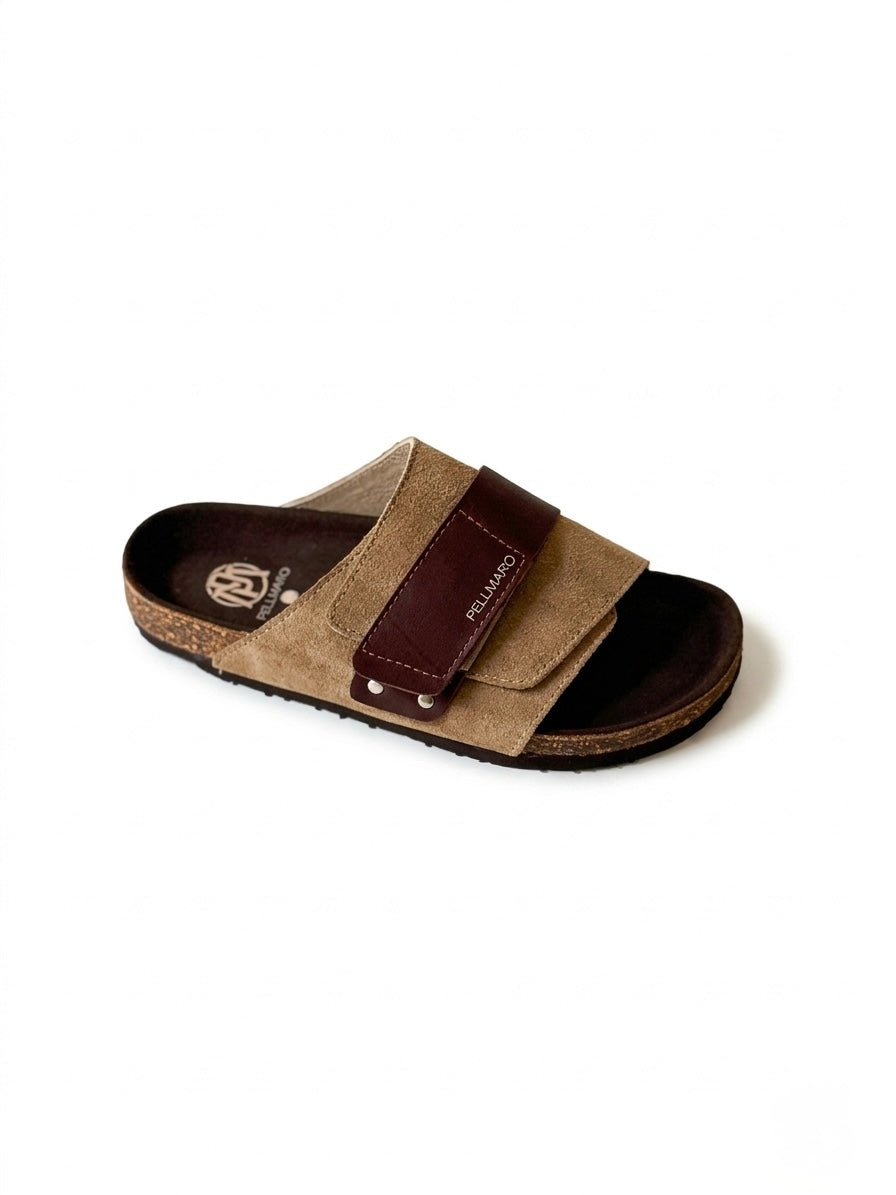 Pellmaro Sandale Daim Beige