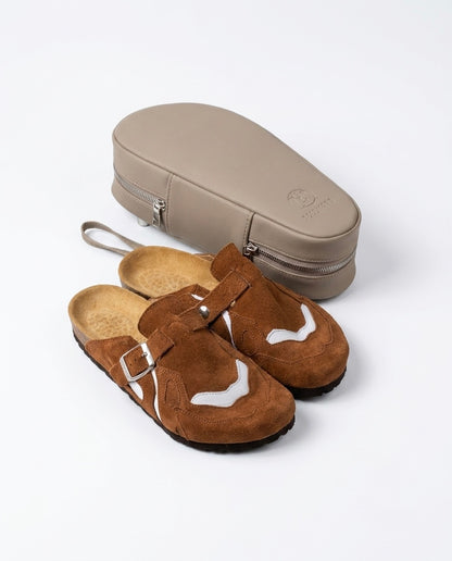 Pellmaro Sabots Daim Camel