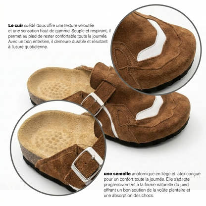 Pellmaro Sabots Daim Camel