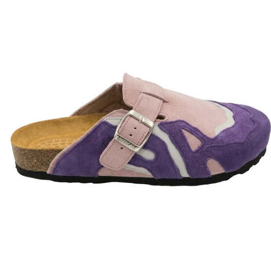 Pellmaro Sabot en suède Rose bébé / Violet